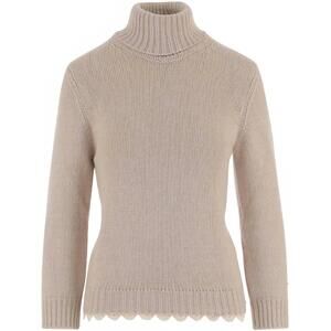 NEW MAGDA BUTRYM women's knitwear sweater in beige
